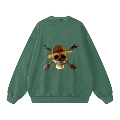 Snow Washed Oversized Sweatshirt