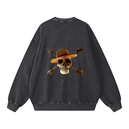 Snow Washed Oversized Sweatshirt